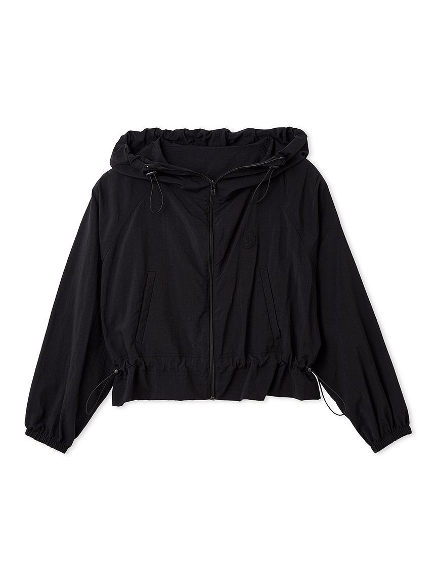 SNIDEL「ナイロンフーデッドパーカー」|アウトドア|BLK