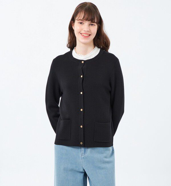 MACKINTOSH PHILOSOPHY「【ROYTON（ロイトン）】 HEAT KNIT」|ニット・セーター|ブラック