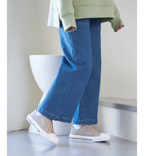 ikka kids「バックレースアップデニムベーカーパンツ（120~160cm）」|その他|