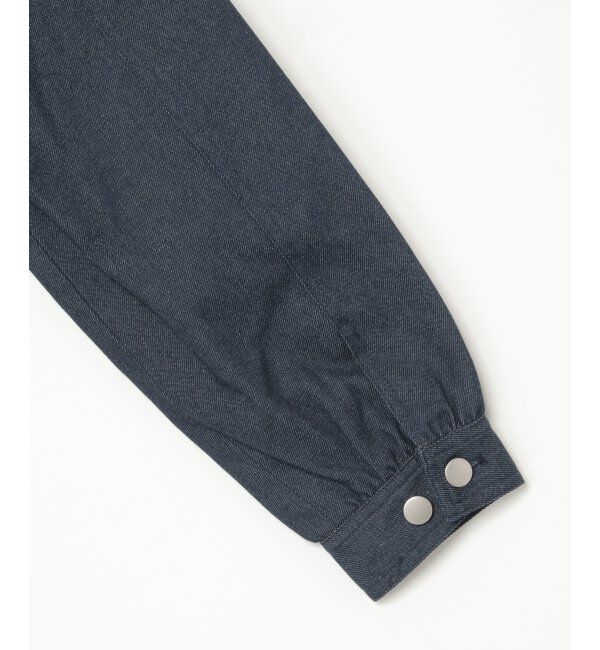 Lbc with Life「デニム切り替えステンカラーコート」|その他|