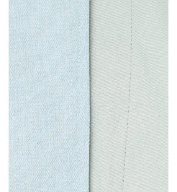 Lbc with Life「デニム切り替えステンカラーコート」|その他|