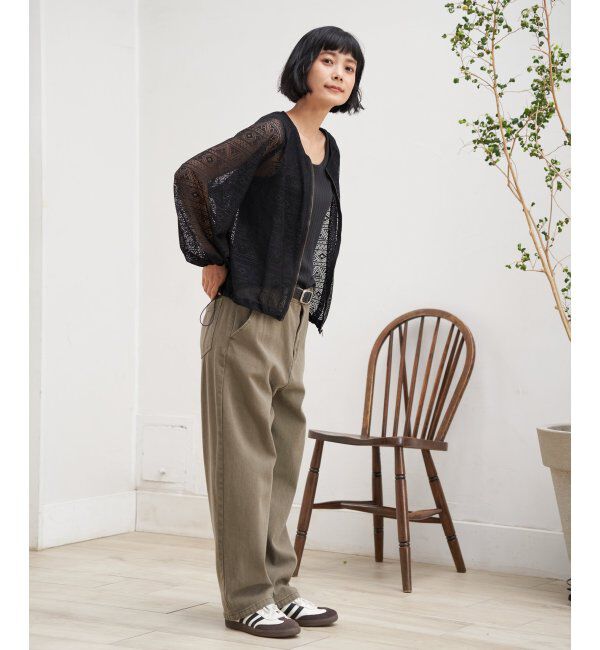 Lbc with Life「レースジップ6分ブルゾン」|ブルゾン・スタジャン|