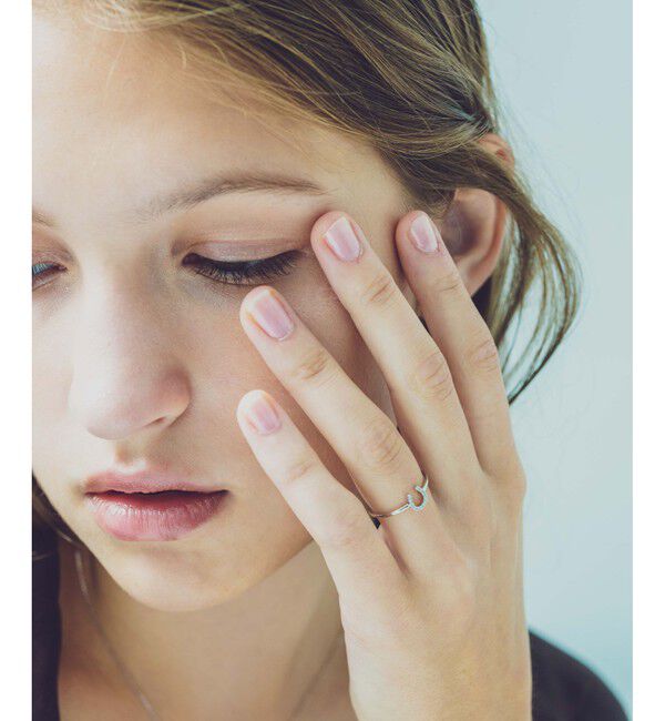 ete「PT900 ホースシュー ダイヤモンド リング」|リング|