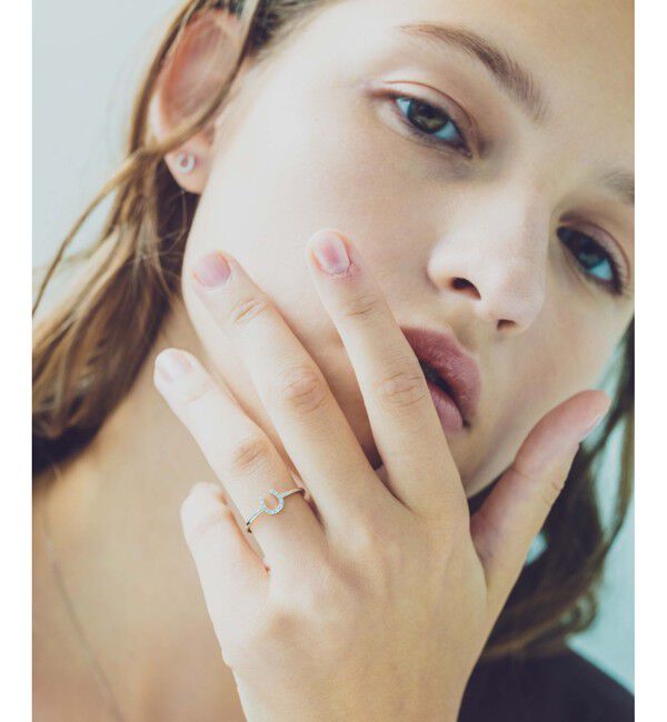 ete「PT900 ホースシュー ダイヤモンド リング」|リング|