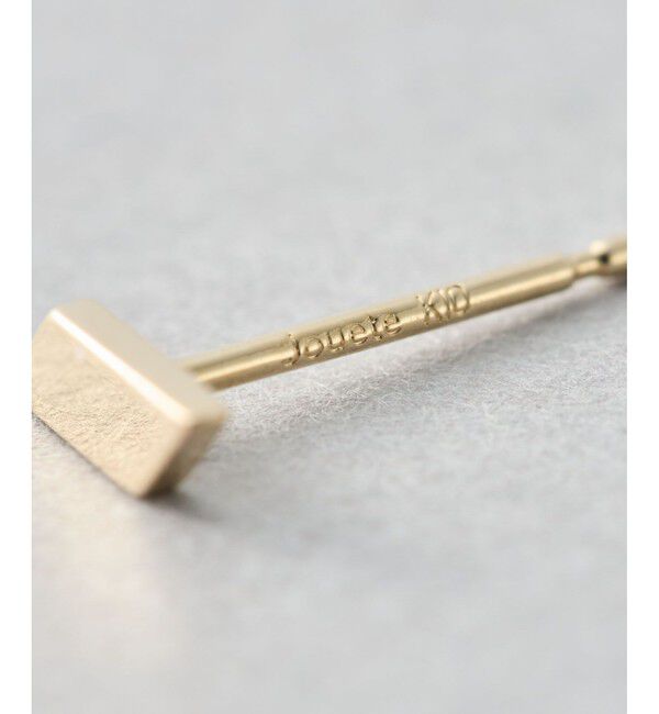 Jouete「K10YG ピアス プレート」|ピアス|