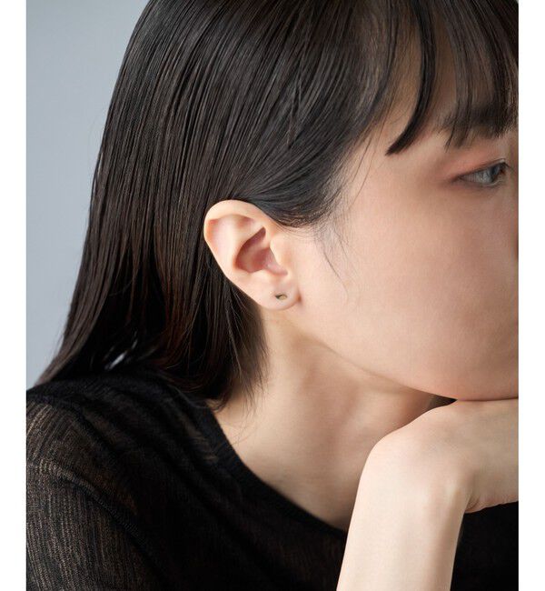 Jouete「K10YG ピアス プレート」|ピアス|