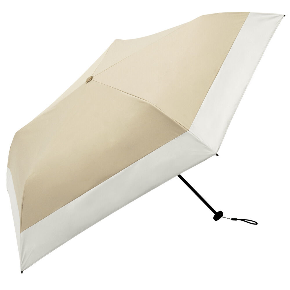 BACKYARD FAMILY「ビコーズ 傘 because 通販 折りたたみ傘 日傘 遮光 晴雨兼用傘 折り畳み傘 晴雨兼用」|傘|ベージュ1