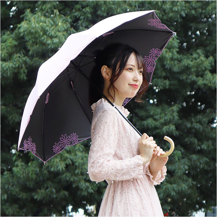 BACKYARD FAMILY「because ビコーズ 晴雨兼用傘 長傘 遮熱性 通販 傘 雨傘 日傘 晴雨兼用 UVカット」|傘|