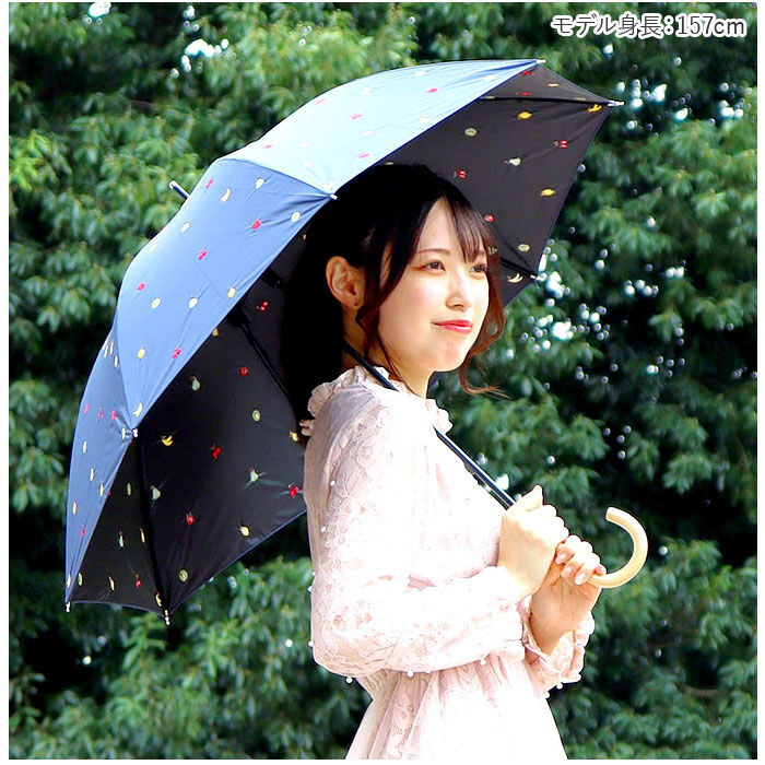 BACKYARD FAMILY「because ビコーズ 晴雨兼用傘 長傘 遮熱性 通販 傘 雨傘 日傘 晴雨兼用 UVカット」|傘|