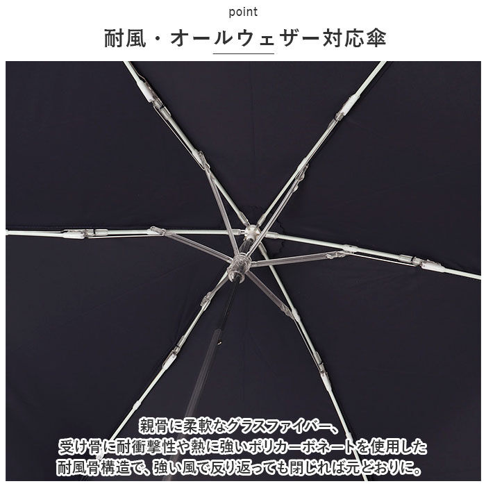 BACKYARD FAMILY「折りたたみ傘 レディース メンズ 通販 折り畳み傘 55cm 傘 雨傘 大きい 大きめ 耐風 丈夫」|傘|