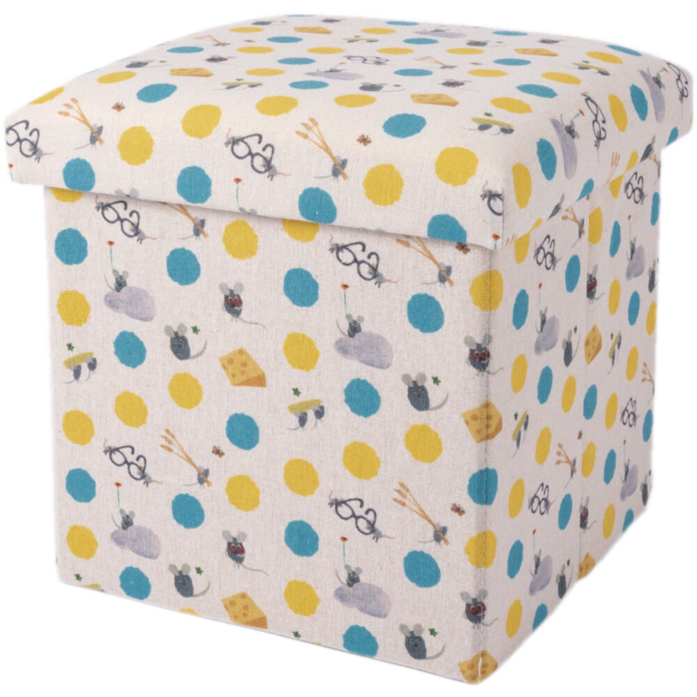 BACKYARD FAMILY「折りたたみ 収納 スツール 通販 収納ボックス 座れる 折りたたみスツール 折りたたみ収納ボックス」|その他|ホワイト1