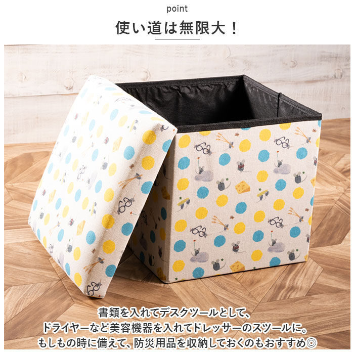 BACKYARD FAMILY「折りたたみ 収納 スツール 通販 収納ボックス 座れる 折りたたみスツール 折りたたみ収納ボックス」|その他|