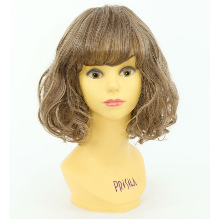 BACKYARD FAMILY「PRISILA プリシラ フルウィッグ フルウイッグ パーマ 通販 伸縮キャップ オールウィッグ」|その他|ゴールド1