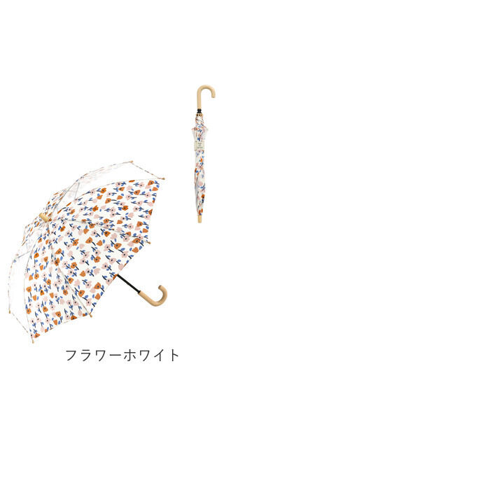 BACKYARD FAMILY「U-DAY ユーデイ キッズ 長傘 50cm 透明窓 通販 雨傘 傘 かさ カサ」|傘|