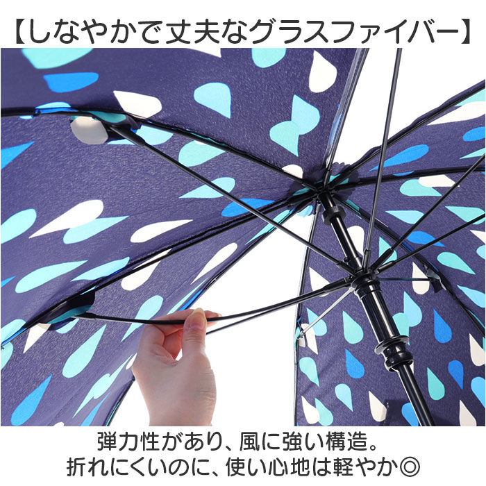 BACKYARD FAMILY「U-DAY ユーデイ キッズ 長傘 50cm 透明窓 通販 雨傘 傘 かさ カサ」|傘|