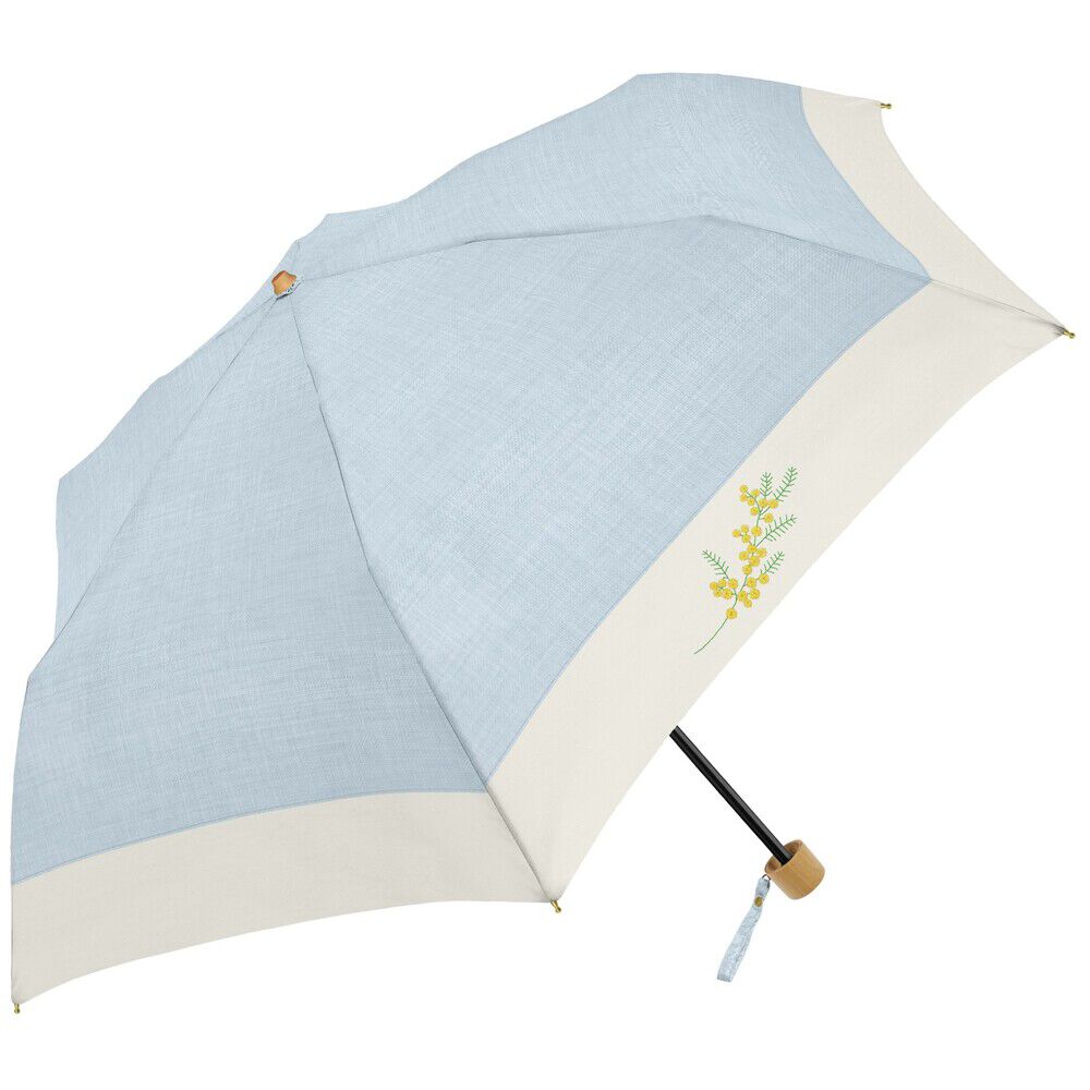 BACKYARD FAMILY「折りたたみ傘 レディース 通販 折り畳み傘 50cm 晴雨兼用 かさ カサ 雨傘 日傘 晴雨兼用傘」|傘|ブルー2