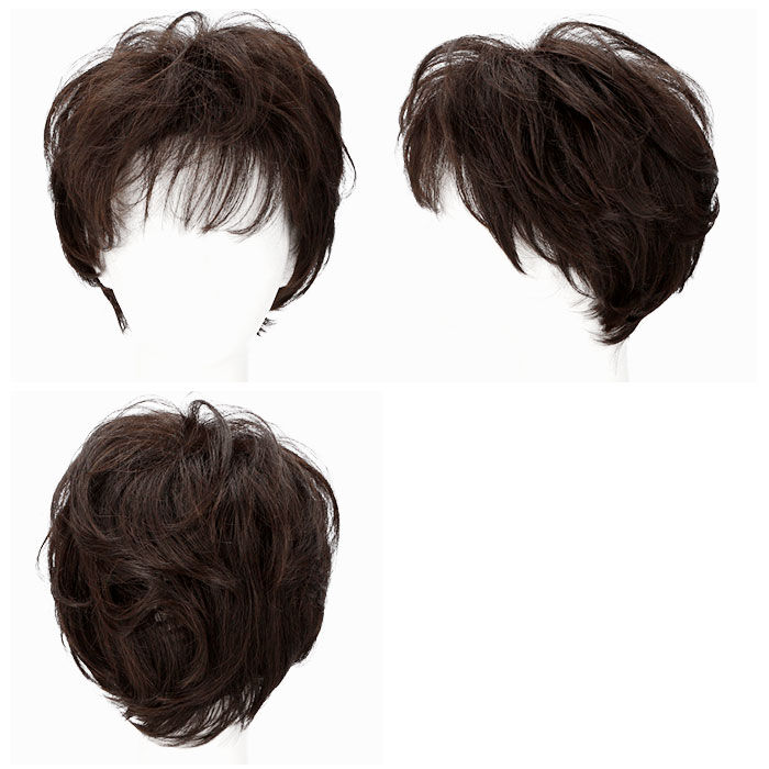 BACKYARD FAMILY「プリシラ ウィッグ フルウィッグ 通販 ショート 自然 ボブ 黒髪 大人 コスプレ かつら 着物」|ヘアスタイリング|