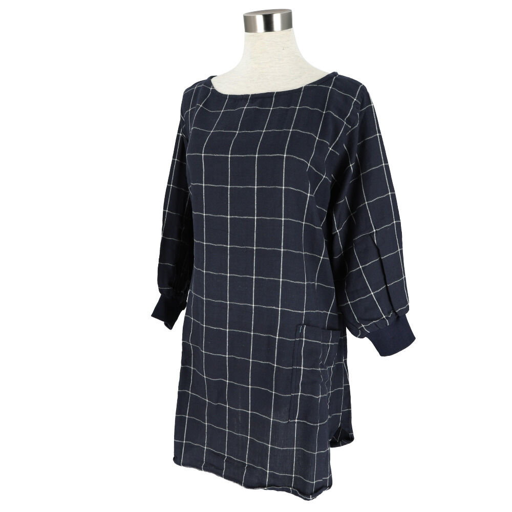 BACKYARD FAMILY「フレンズヒル 割烹着 通販 割ぽう着 かっぽうぎ キッチンエプロン エプロン スモック かっぽう着」|その他|ブルー3