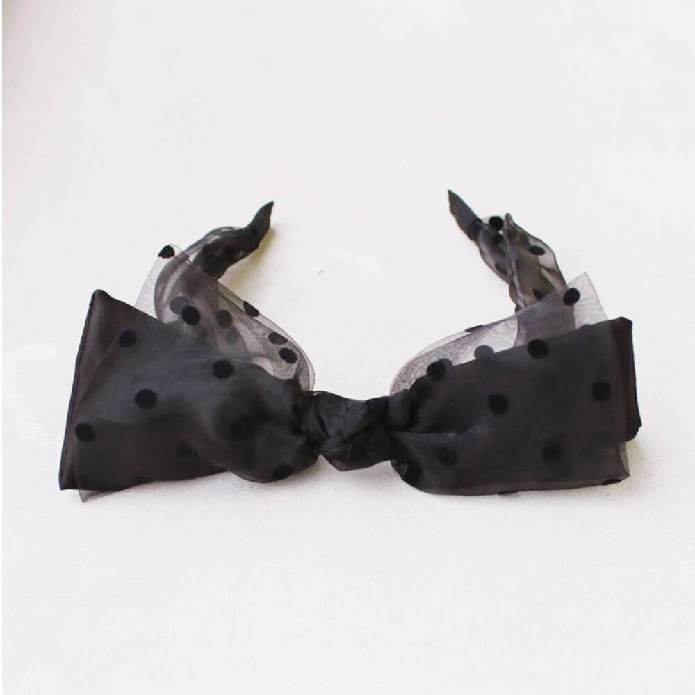 BACKYARD FAMILY「Rora カチューシャ キッズ 通販 かおり リボンカチューシャ ヘッドドレス 髪飾り リボン」|その他|ブラック1