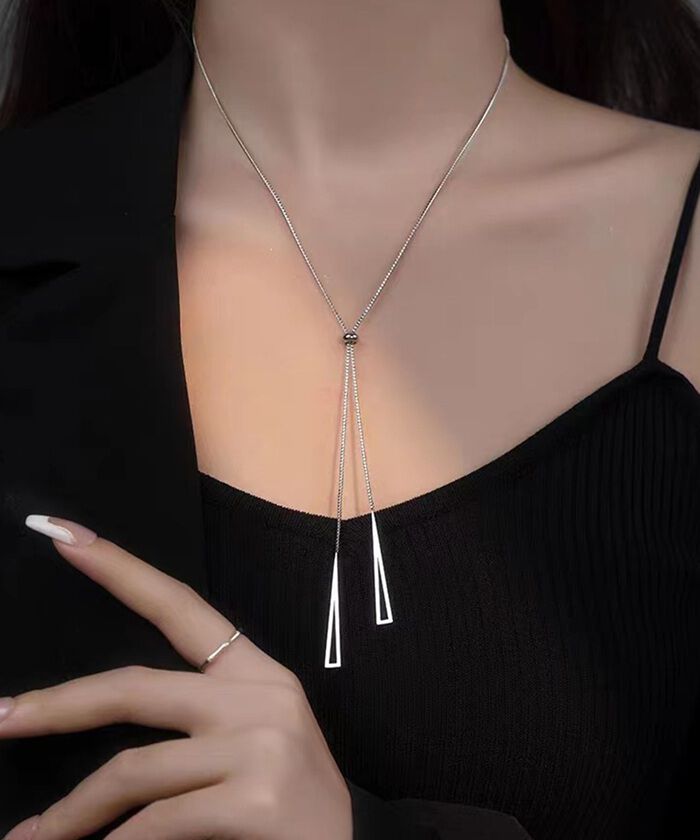 BACKYARD FAMILY「ネックレス レディース シンプル 通販 ペンダント Y字 ループネックレス レディースジュエリー」|その他|