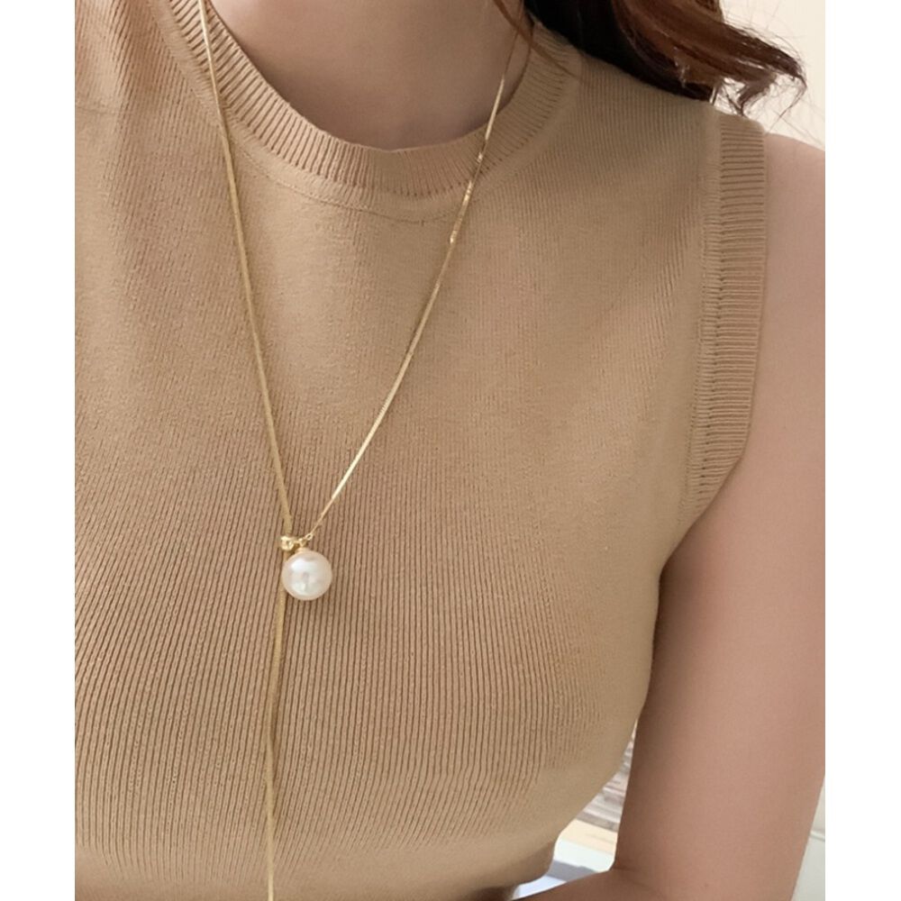BACKYARD FAMILY「ネックレス レディース シンプル 通販 ペンダント 首飾り アクセサリー ジュエリー パール 真珠」|その他|ゴールド1