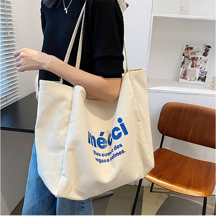 BACKYARD FAMILY「ロゴ キャンバス トートバッグ 大容量 通販 トートバック トート 手提げ 肩掛け バッグ」|トートバッグ|