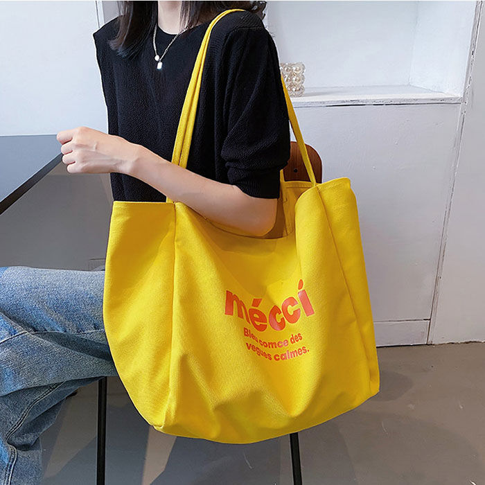 BACKYARD FAMILY「ロゴ キャンバス トートバッグ 大容量 通販 トートバック トート 手提げ 肩掛け バッグ」|トートバッグ|