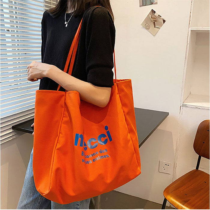 BACKYARD FAMILY「ロゴ キャンバス トートバッグ 大容量 通販 トートバック トート 手提げ 肩掛け バッグ」|トートバッグ|