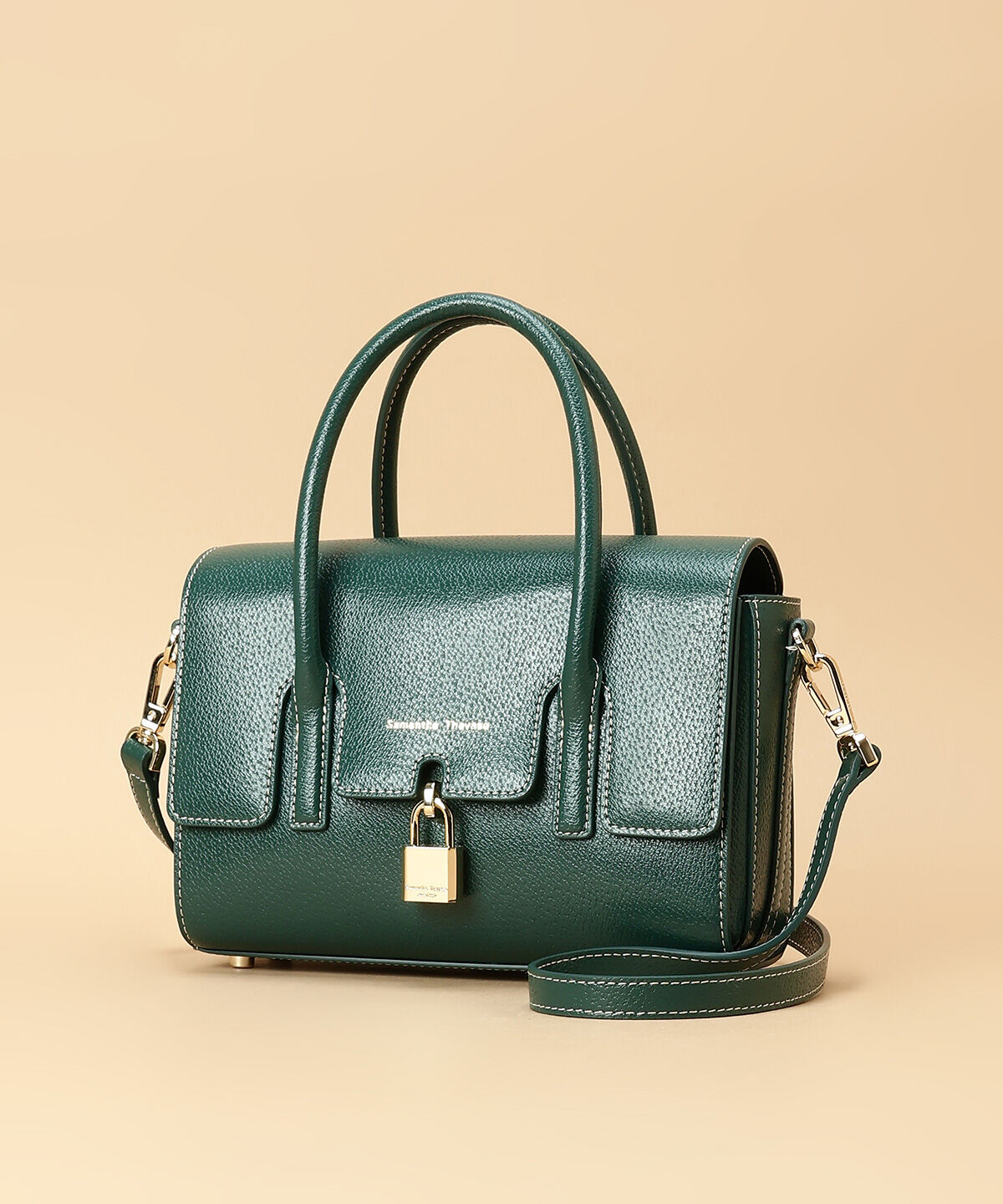 Samantha Thavasa「フラップパドロック ハンドバッグ」|ハンドバッグ|