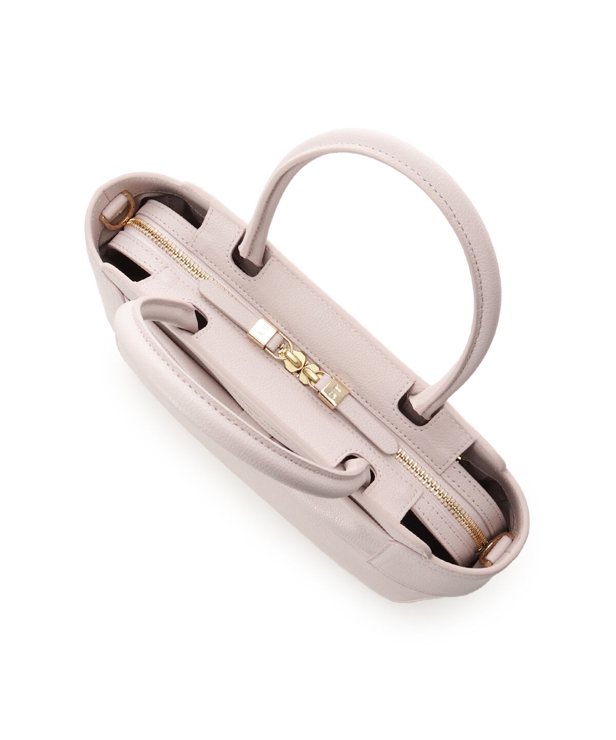 Samantha Thavasa「リボンモチーフ スプリットレザーハンドバッグ」|ハンドバッグ|