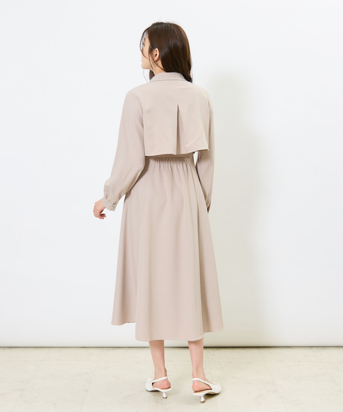 アンドクチュール「トレンチライクアンサンブルワンピース」|ワンピース|
