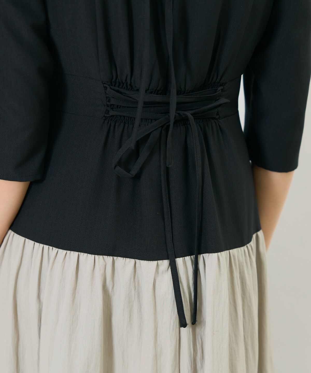 アンドクチュール「アシメラッフルティアードワンピース」|ワンピース|