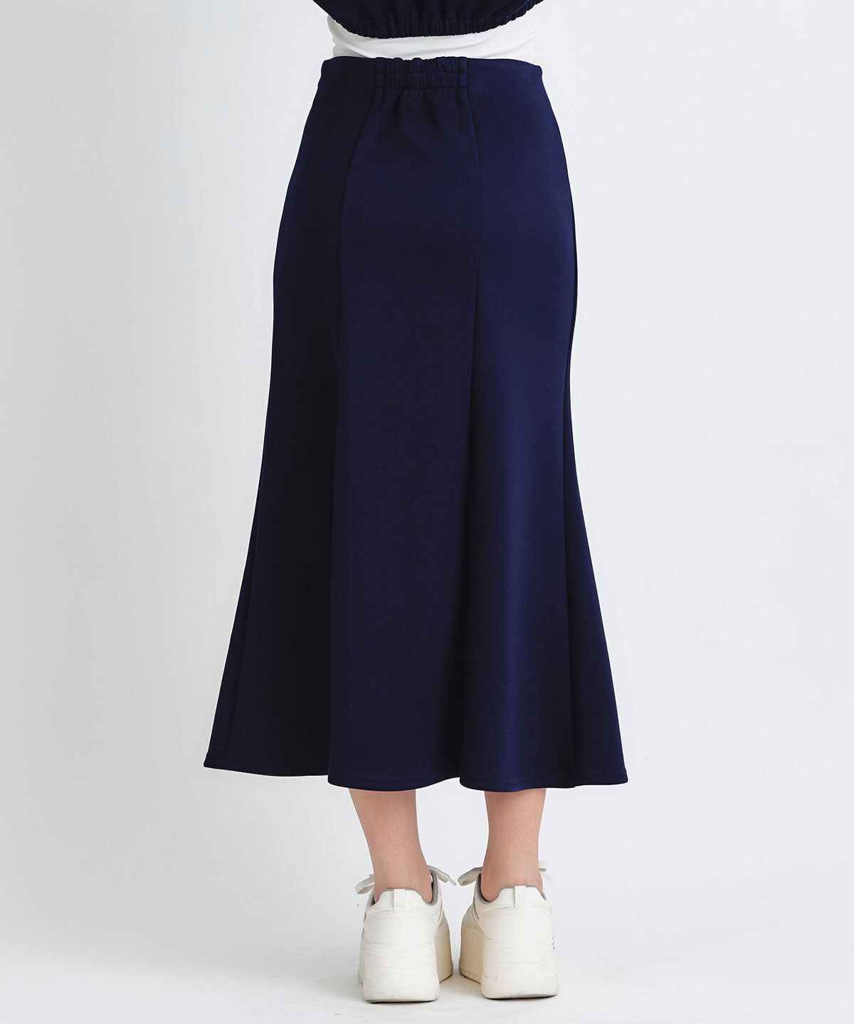 REDYAZEL「ダンボールセミマーメイドスリットロングスカート」|タイト|