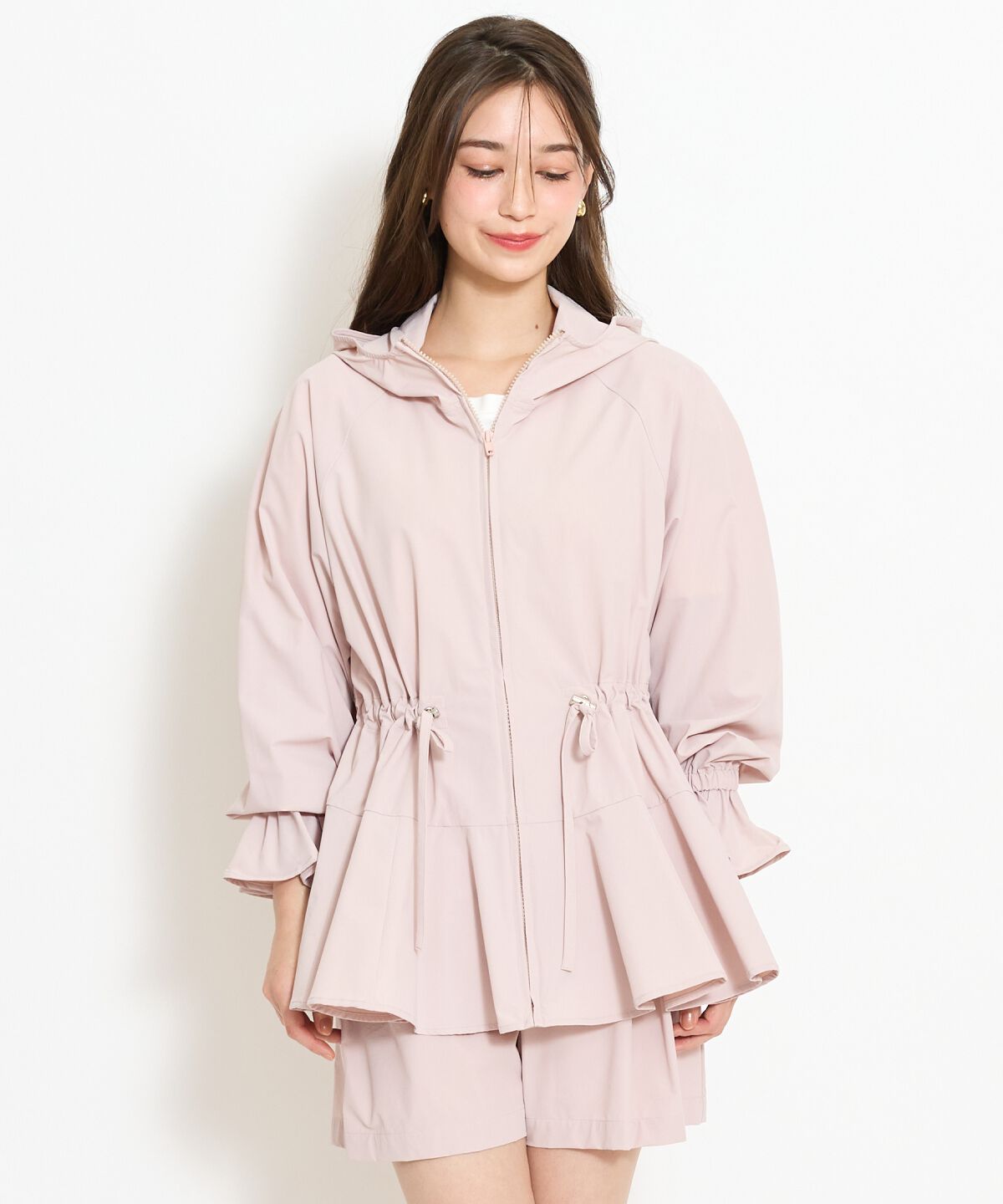 WILLSELECTION「UVカットペプラムブルゾン」|ブルゾン・スタジャン|