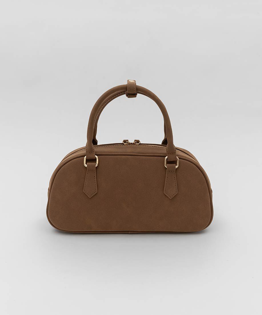  「2WAY スカーフ付きエンボスロゴボストンバッグ」|ハンドバッグ|