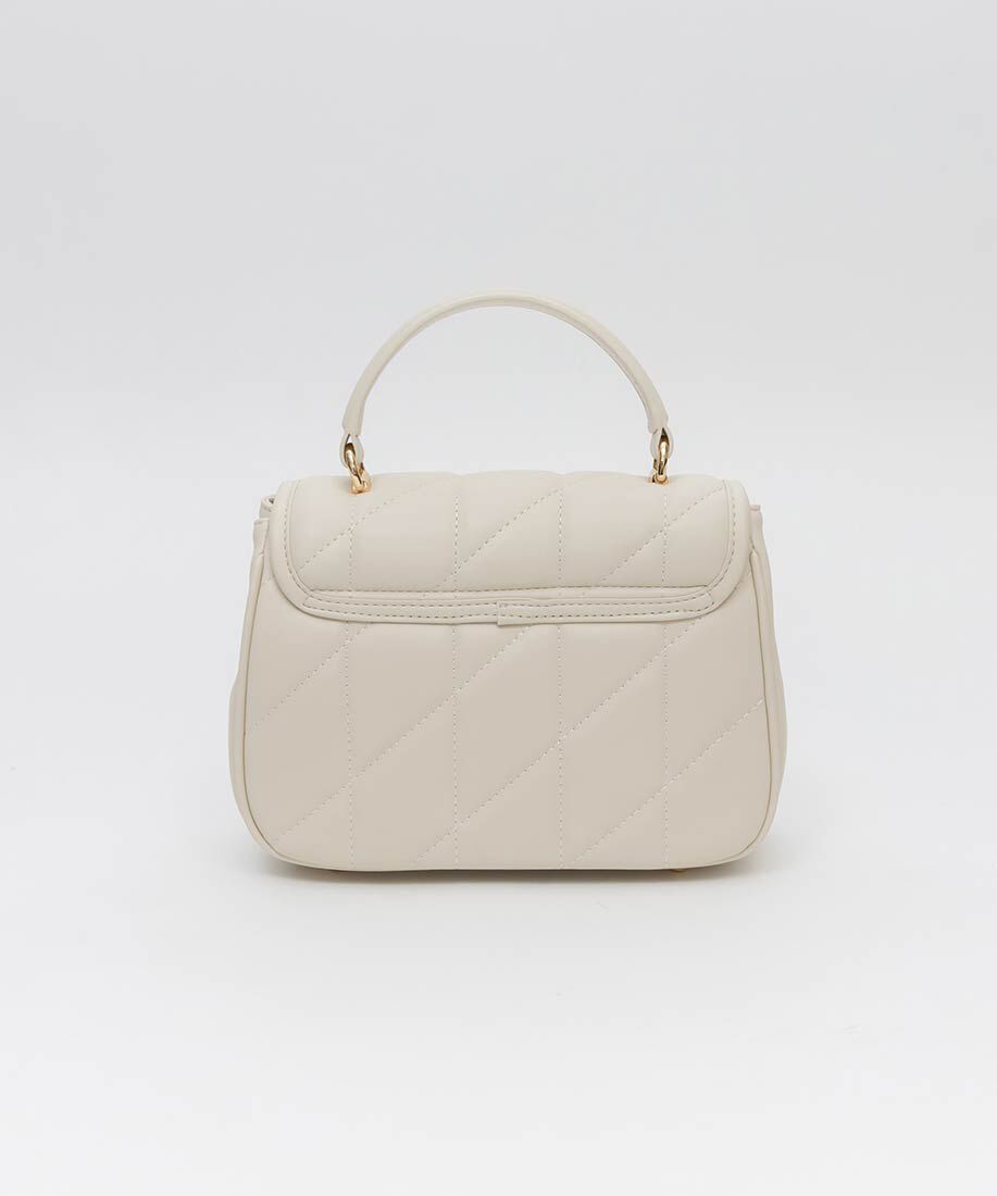  「2WAY ビジューパーツキルティングハンドバッグ」|ハンドバッグ|