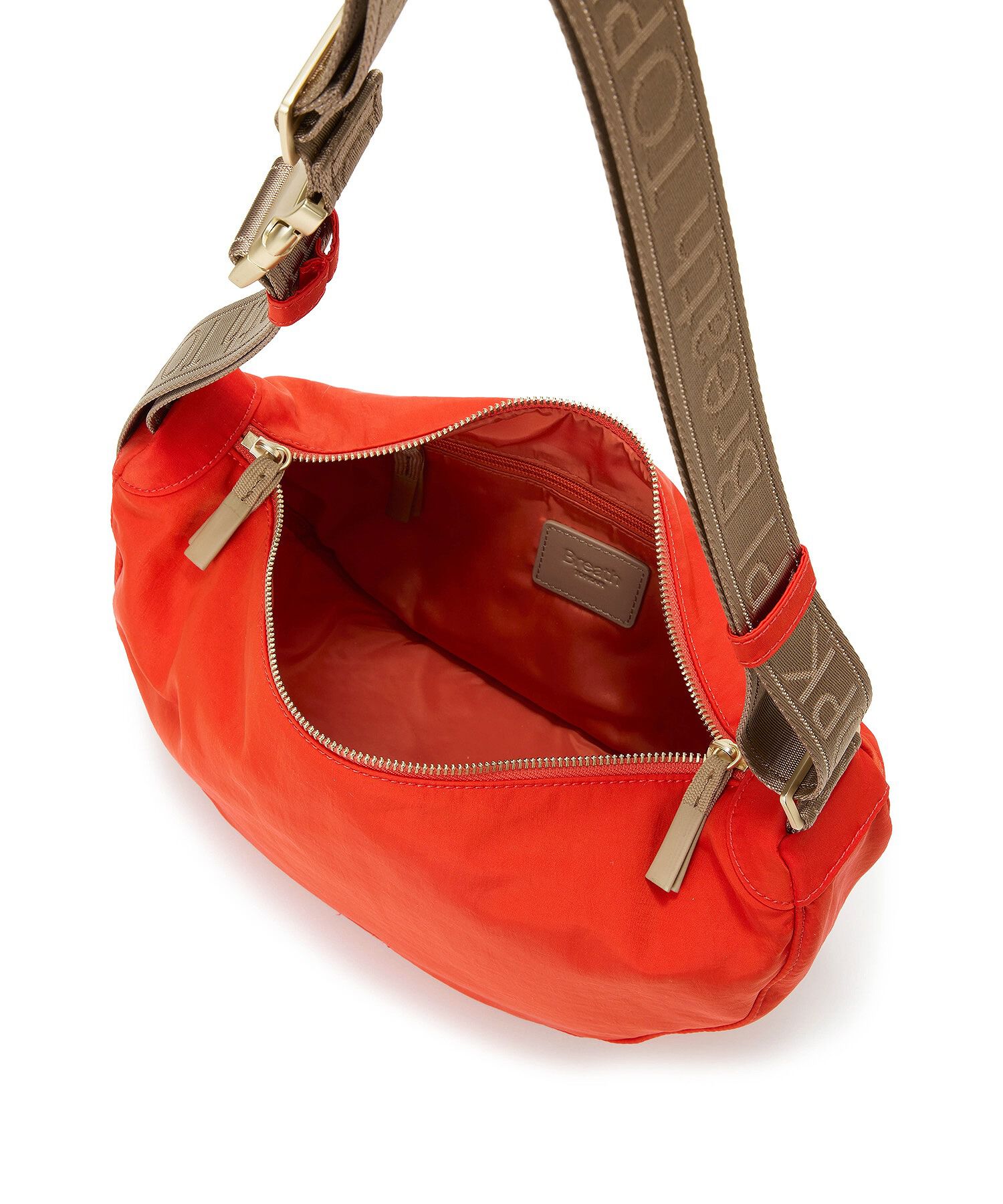 TOPKAPI BREATH「【Breath TOPKAPI】Freely フリーリー ナイロン ロゴテープ  ラウンド ショルダーバッグ」|ショルダー・メッセンジャー|