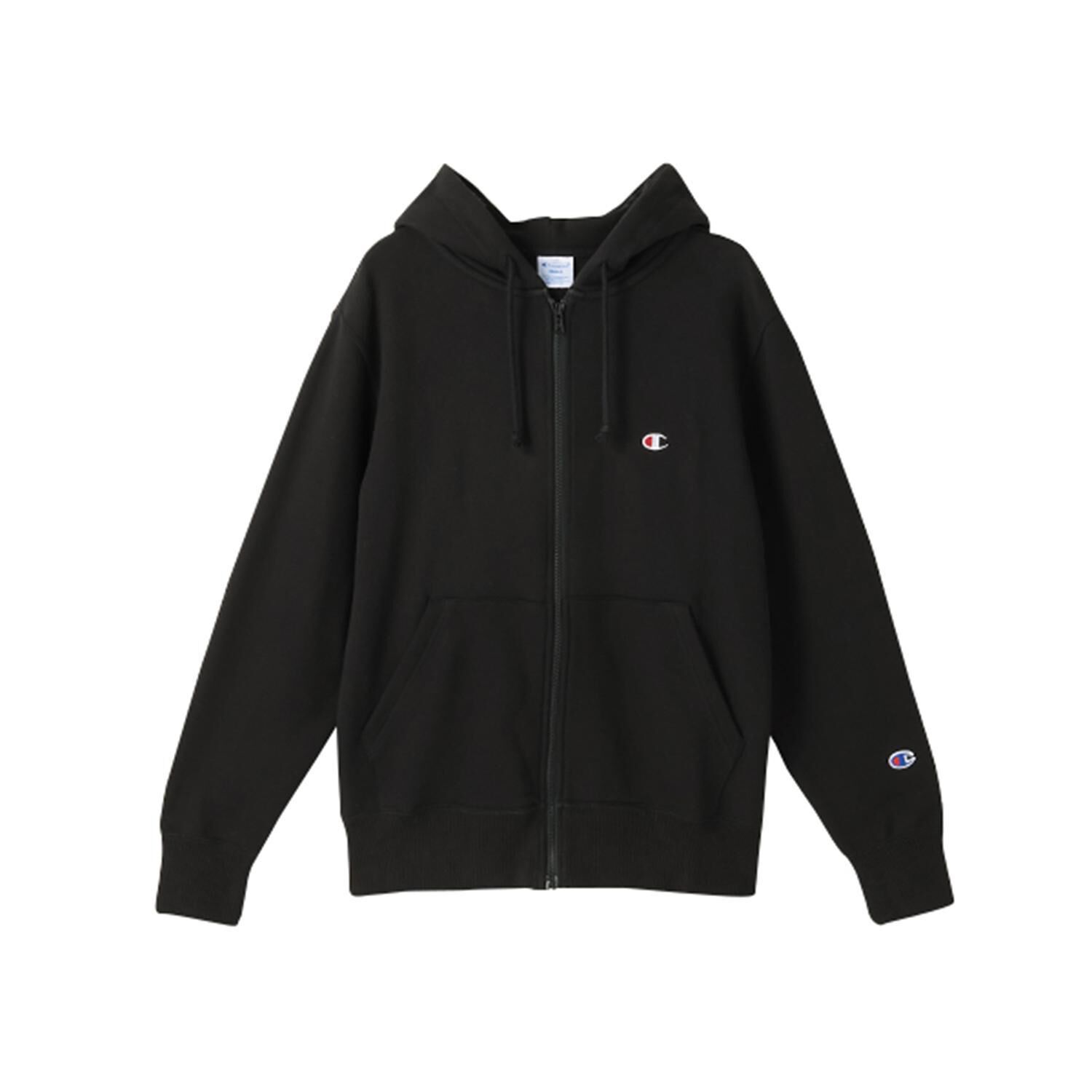 CHAMPION「【Champion】M BASIC ZIP HOODED SWEATSHIRT」|パーカー|ブラック