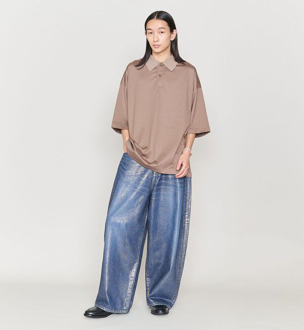 ASTRAET「＜ASTRAET＞コーティング BIG バルーンデニムパンツ UNISEX 」|デニム|