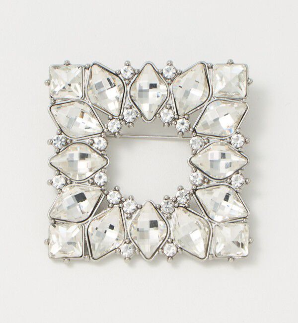 UNITED ARROWS「スクエア ブローチ」|ブローチ・コサージュ|