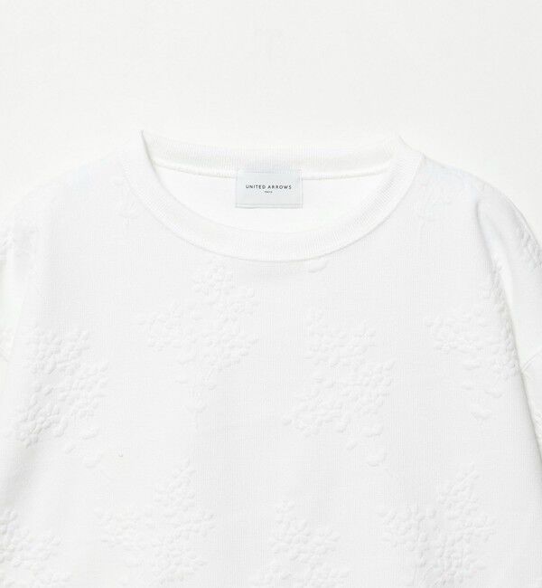 UNITED ARROWS「フラワー ジャガード スウェット」|スウェット・ジャージ|