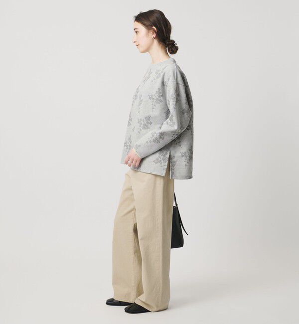 UNITED ARROWS「フラワー ジャガード スウェット」|スウェット・ジャージ|