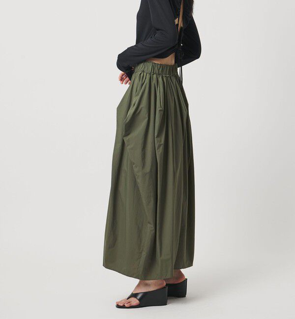 AEWEN MATOPH「＜AEWEN MATOPH＞ナイロンタックコクーンスカート ‐ ウォッシャブル ‐」|スカート|