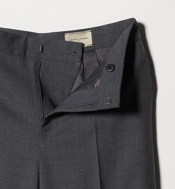 UNITED ARROWS「ノータック ストレート ワイドパンツ」|その他|