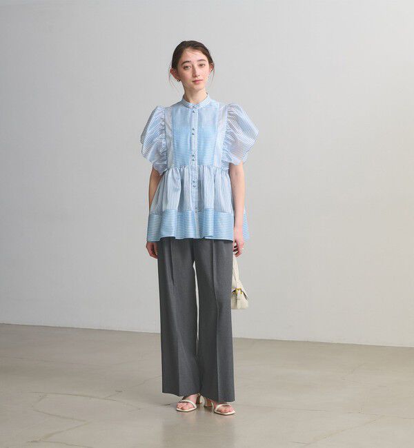 UNITED ARROWS「2タック ストレート ワイド パンツ」|スラックス|