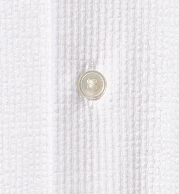 UNITED ARROWS「シアサッカー ショートスリーブ ボタンダウン シャツ COMFORT EASY―MODEL 抗菌防臭」|シャツ・ブラウス|