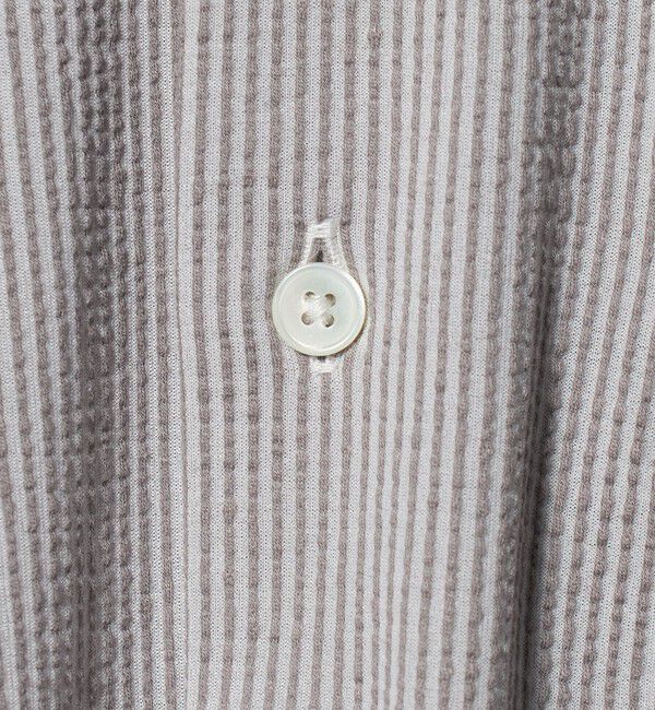 UNITED ARROWS「シアサッカー ショートスリーブ ボタンダウン シャツ COMFORT EASY―MODEL 抗菌防臭」|シャツ・ブラウス|