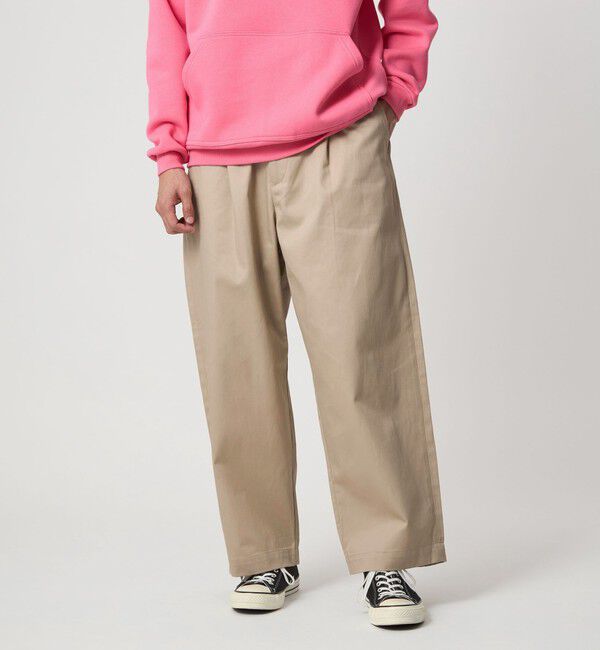 UNITED ARROWS green label relaxing「【WEB限定】＜3/2 WORKS＞GLR ワイドチノ チノパンツ」|チノ|