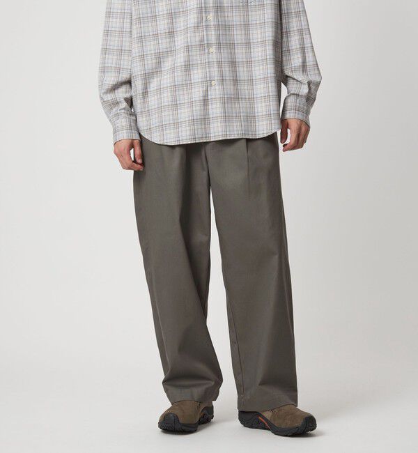 UNITED ARROWS green label relaxing「【WEB限定】＜3/2 WORKS＞GLR ワイドチノ チノパンツ」|チノ|