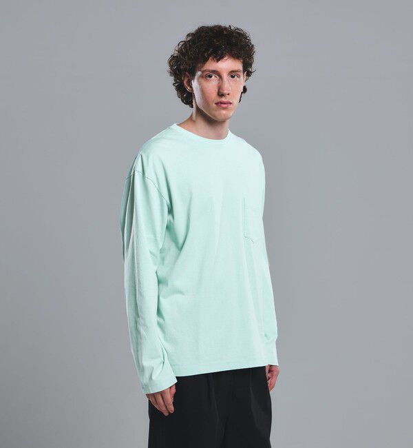 UNITED ARROWS green label relaxing「ヴィンテージライク ロングスリーブ Tシャツ」|Tシャツ・カットソー|LT.BLUE